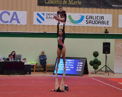 El trio junior consiguió el oro 