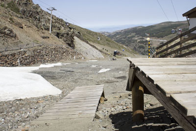 El bikepark de Sierra Nevada va cogiendo forma 