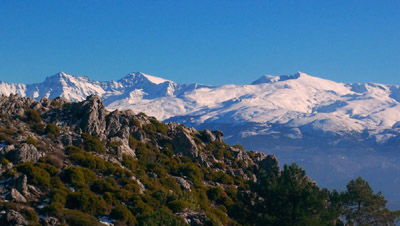 Vistas de Sierra Nevada desde Viznar 