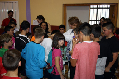 Un momento de la entrega de trofeos del torneo (GRJ)