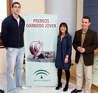 Pablo Aguilar junto a Olga Manzano y Moisés García (CBG)