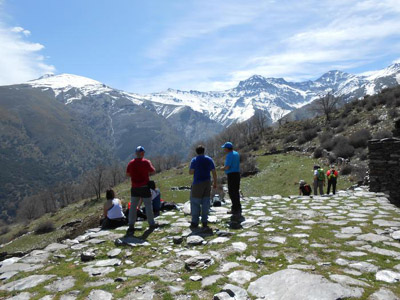 Impresionantes vista sobre Sierra Nevada 