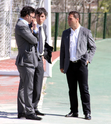 Gino Pozzo junto a Quique Pina y Juan Carlos Cordero (GRJ)