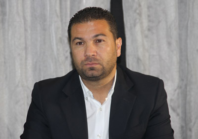 Cordero, en la presentación del técnico del filial (GRJ)