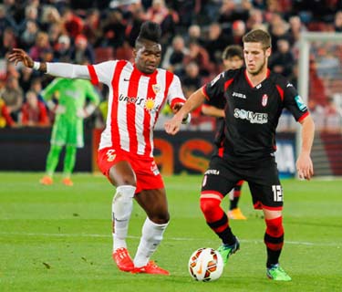 Thievy jugó cedido en el Almería la pasada temporada 