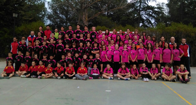 Integrantes del club de balonmano 