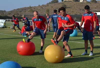 Los jugadores ya trabajan en La Manga (GRANADA CF)