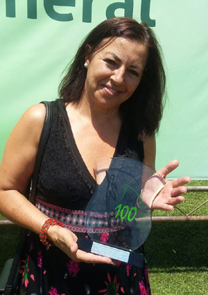 Lola Vilar recibió el reconocimiento al juego limpio 