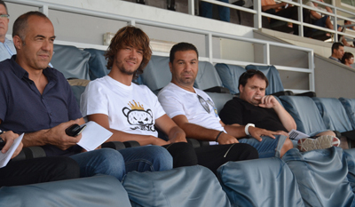 Krhin ha presenciado el amistoso del Granada junto a Cordero (GRANADA CF)