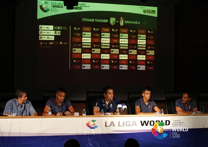 Rueda de prensa del Granada CF en Tánger