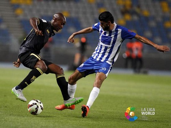 Foulquier durante el partido amistoso en Tánger