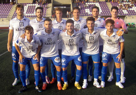 Once inicial de Loja CD en el encuentro ante el Guadix CF (CASTILLO)