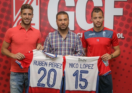 Nico López fue presentado junto a Rubén Pérez y Juan Carlos Cordero.