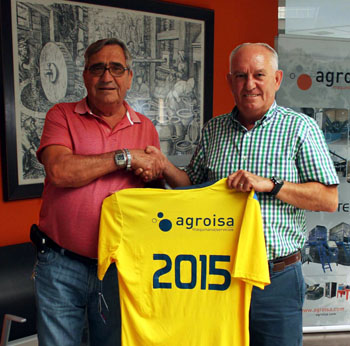 Antonio Delgado, junto con el Gerente de Agroisa, Juan de Dios Cubero