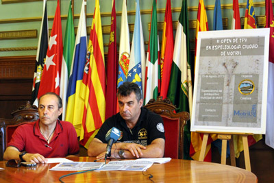 Emilio García y Francisco Gallegos en la presentación del evento