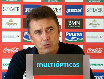 José Miguel Campos en la rueda de prensa previa al encuentro (GRJ)