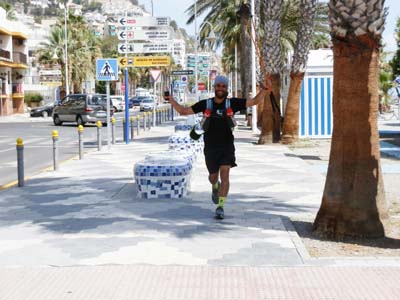 Nebreda llegando a Almuñécar 