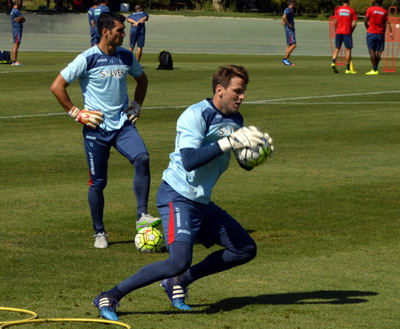 Kelava ya entrena como uno más (GRJ)