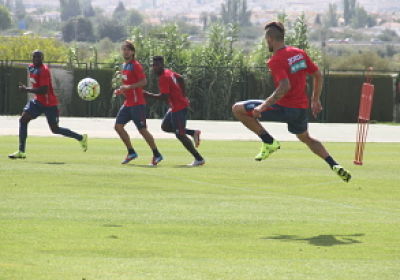 Biraghi ha entrenado como uno más (AZCOYTIA)