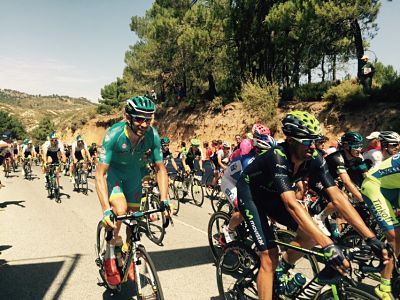 La vuelta llega a la comarca accitana 