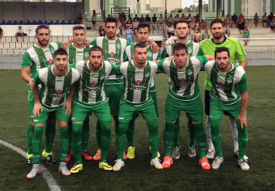 Once inicial del Atarfe en el campo del CD El Palo (@TERCERADIVGR9)