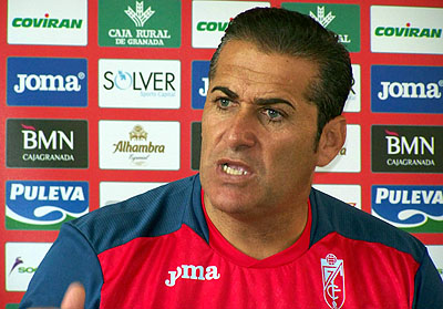 Sandoval en un momento de la rueda de prensa (GRJ)