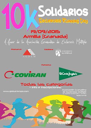 Cartel de la prueba solidaria 