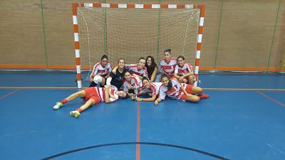 El equipo alboloteño celebró su triunfo 