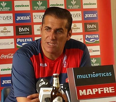 Sandoval, en la rueda de prensa previa al encuentro (GRJ) 