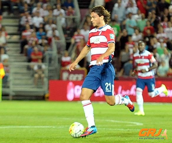 Krhin, durante el partido ante la Real Sociedad. (BALDOMERO)