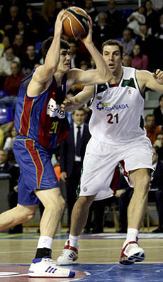 Maric en el partido de ida (ACBMEDIA)