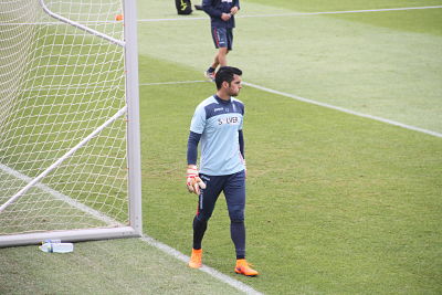 Andrés Fernández no ha podido entrenar 