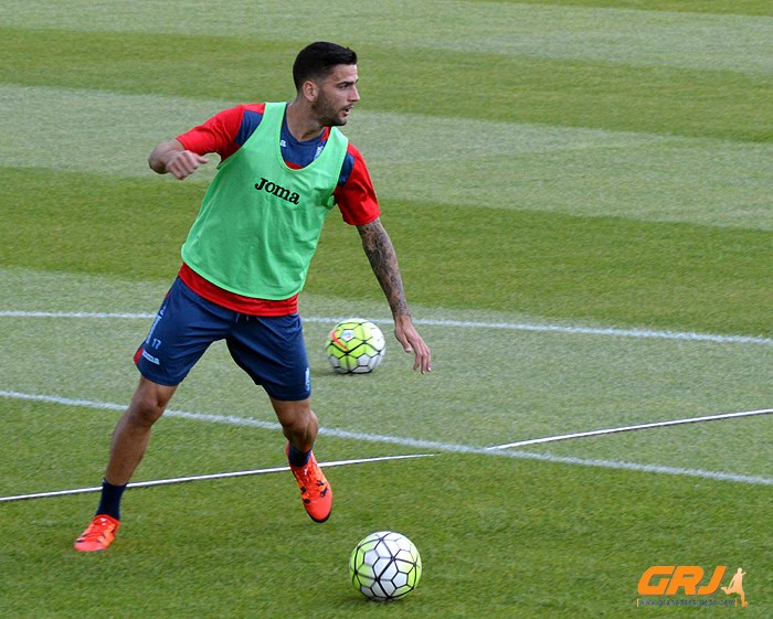 Edgar no ha entrenado en la mañana de este miércoles (GRJ)