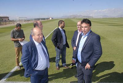 Pina y Torres Hurtado han visitado las instalaciones tras la firma 