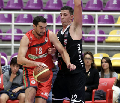Jesús Fernández en el partido ante Valladolid