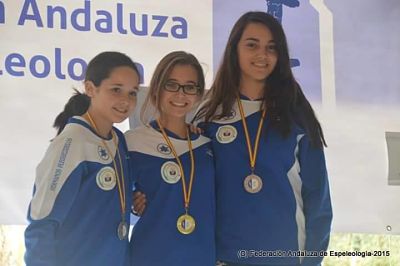 Algunas de las medallistas 