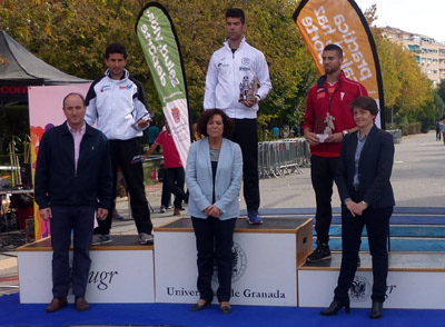 Podio Carrera Urbana Universidad-Ciudad de Granada 2015