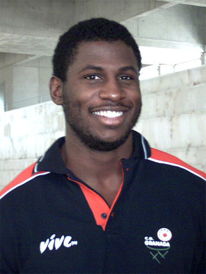 Michael Wright durante su etapa en Granada 