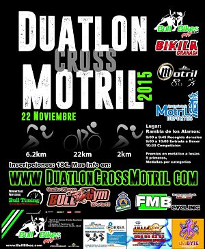 Cartel del duatlón de Motril 