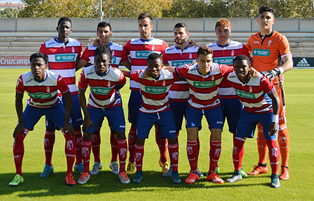 Once inicial de los rojiblancos ante el filial bético (GRANADACF.ES)