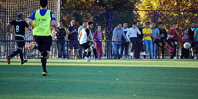 Un momento del encuentro entre el Abes y Las Gabias (GABIA CF)