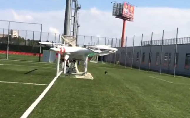 El uso de drones comienza a utilizarse en el mundo del fútbol 