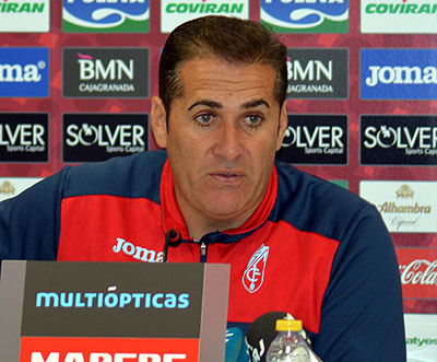 Sandoval durante la rueda de prensa (GRJ)