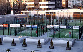 Panorámicas de las pistas de padel del Centro O2 (GRJ)