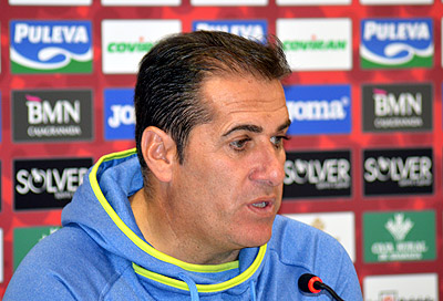 Sandoval, en un momento de la rueda de prensa (GRJ)