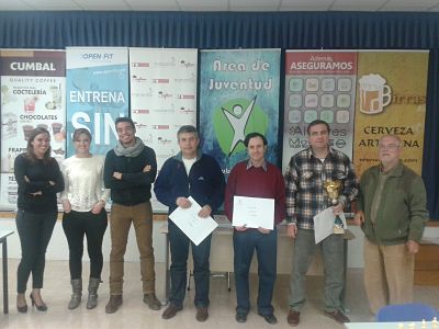 Pódium del torneo zubiense 
