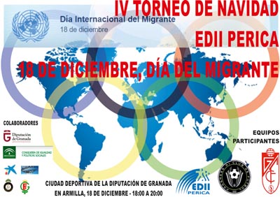 Cartel del IV Torneo de Navidad de la EDII Perica