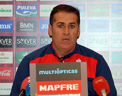 Sandoval en un momento de la rueda de prensa (GRJ)