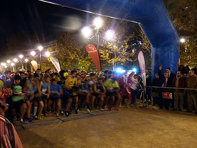 Salida de la Carrera Nocturna en la capital granadina (GRJ)