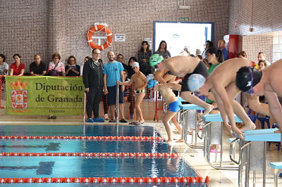 La natación fue protagonista en Salobreña 